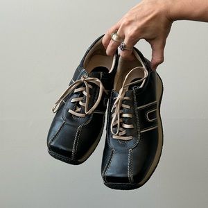 CRB CANYON RIVER BLUES Black Leather Shoes Women's Size 8 1/2 M DEAN